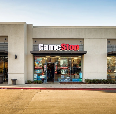 Entrance to a Gamestop store