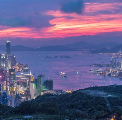Hong Kong harbour