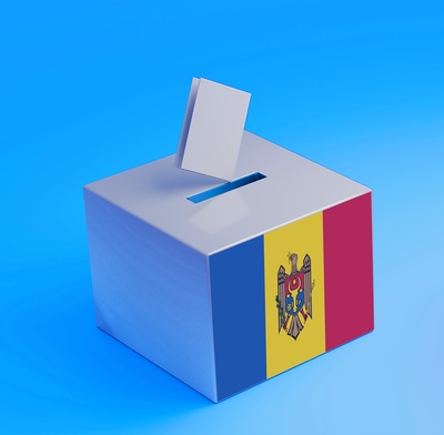 Moldova ballot box