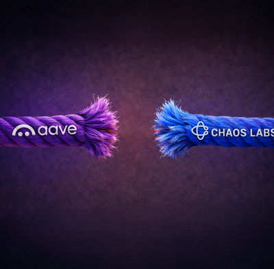 AAVE CHAOS LABS parting ways