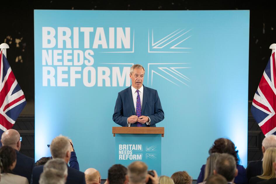 UK Reform Leader Farage Resigns Over Tether Investor's £5mn Gift 7 July 2026 - 17:40 CEST By Isabelle Castro
