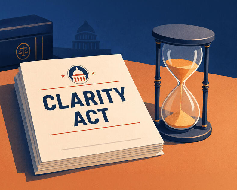 CLARITY Act Ethics Deal Tests Support of Key Democrat 21 July 2026 - 23:52 CEST By Jona Jaupi